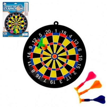 Jogo De Dardos Com Alvo Ventosa Colorido Brinquedo Pica Pau - Feira da Madrugada SP