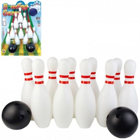 Mini Jogo De Boliche Com 10 Pinos 9,5Cm Brinquedo Infantil - Feira da Madrugada SP