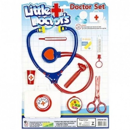 Kit Médico Doutor Infantil De Brinquedo 9 Peças Little Doctor - Feira da Madrugada SP