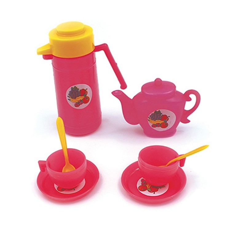 Kit Cafezinho E Cházinho De Brinquedo Rosa Jessie Collection Infantil - Feira da Madrugada SP