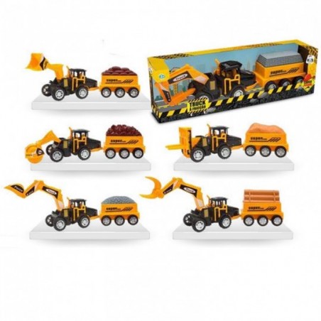 Caminhão Carga Trucks À Fricção De Brinquedo Infantil Variado - Feira da Madrugada SP