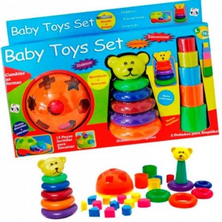 Kit Brinquedo Educativo Didático Montar Bebê Infantil - Compre Agora!