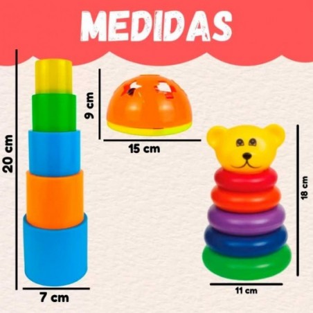 Kit Brinquedo Educativo Didático Montar Bebê Infantil - Compre Agora!
