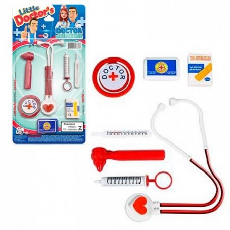Kit Medido Doutor 7 Peças De Brinquedo Little Doctor's Infantil - Feira da Madrugada SP