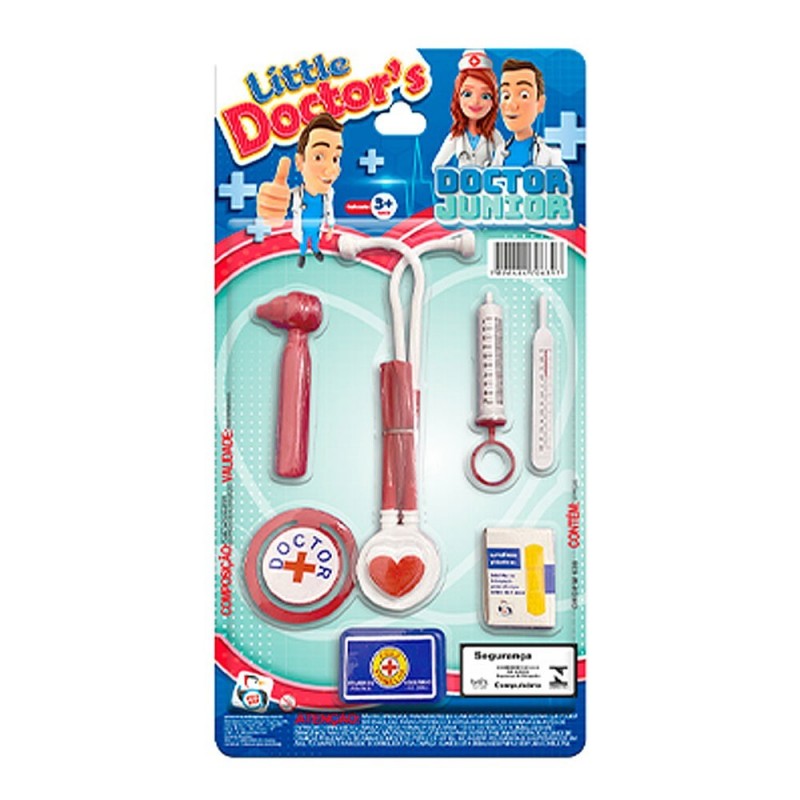 Kit Medido Doutor 7 Peças De Brinquedo Little Doctor's Infantil - Feira da Madrugada SP