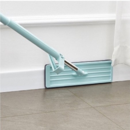 Esfregão Rodo Magico Mop Flat Retrátil 360° Com Refil 134 Cm - Feira da Madrugada SP
