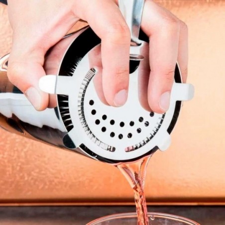 Coador De Gelo Strainer Profissional Inox Barman Drinks Bebidas - Compre Agora! 2