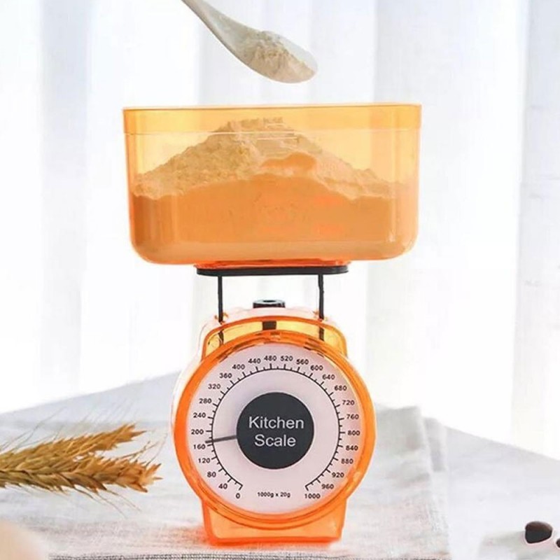 Balança De Cozinha Analógica De Até 1Kg Colors - Feira da Madrugada SP