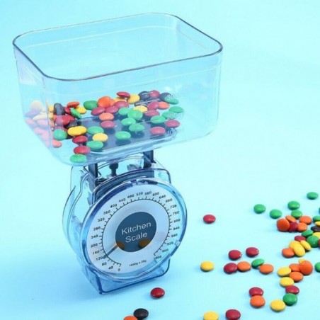Balança De Cozinha Analógica De Até 1Kg Colors - Feira da Madrugada SP