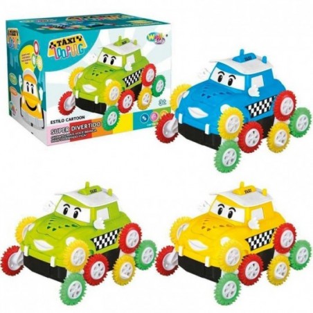Carrinho Táxi Maluco Elétrico Cambalhota Bate E Volta Wellkids - Feira Da Madrugada SP