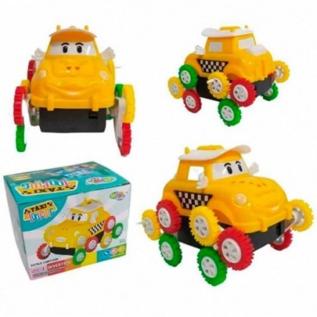 Carrinho Táxi Maluco Elétrico Cambalhota Bate E Volta Wellkids - Feira Da Madrugada SP