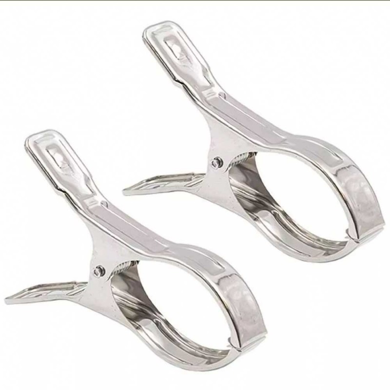 Prendedor Para Edredom 2 Peças De Inox Grande  - Compre Agora!
