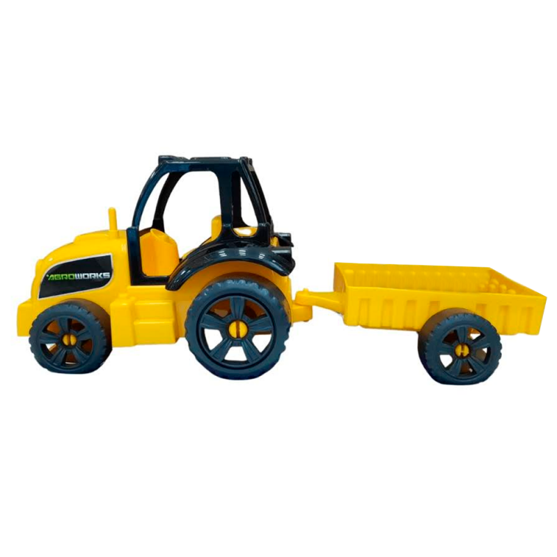 Carro Trator Com Carreta + Toras Agroworks Roda Livre - Compre Agora!