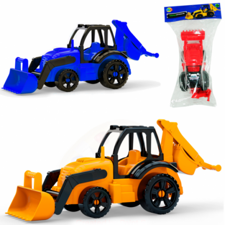 Trator Retroescavadeira Com Pá Agroworks Roda Livre - Compre Agora!