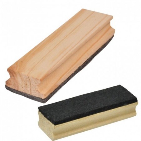 Apagador De Lousa Retangular 4 Cm x 13 Cm Uso Escolar - Feira da Madrugada SP