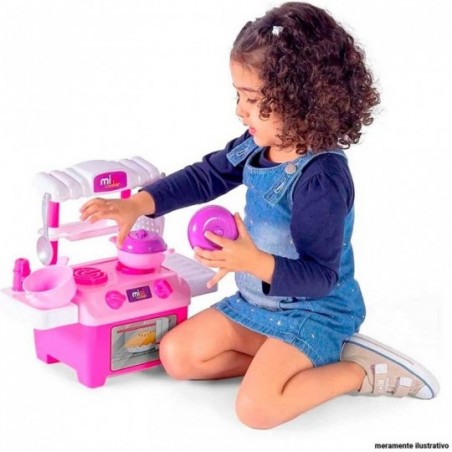 Cozinha Fogão Mini Cooker Solapa Com 14 Acessórios BS Toys - Compre Agora!