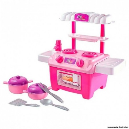 Cozinha Fogão Mini Cooker Solapa Com 14 Acessórios BS Toys - Compre Agora!