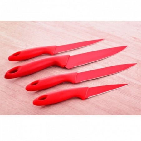 Conjunto De Facas Para Cozinha Com 4 Peças Em Inox Wincy - Feira da Madrugada SP