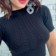 Blusa Cropped De Tricot Modal Feminina Trançado Manga Curta - Feira da Madrugada SP