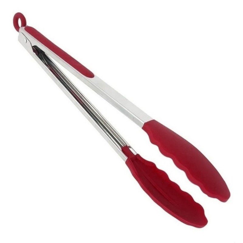 Pegador De Alimentos Em Silicone Utensílio 26 Cm - Feira da Madrugada SP