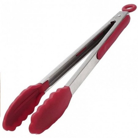 Pegador De Alimentos Em Silicone Utensílio 26 Cm - Feira da Madrugada SP