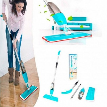 Rodo Esfregão Spray Mop Magico Limpeza Com Reservatório 400ml - Feira da Madrugada SP