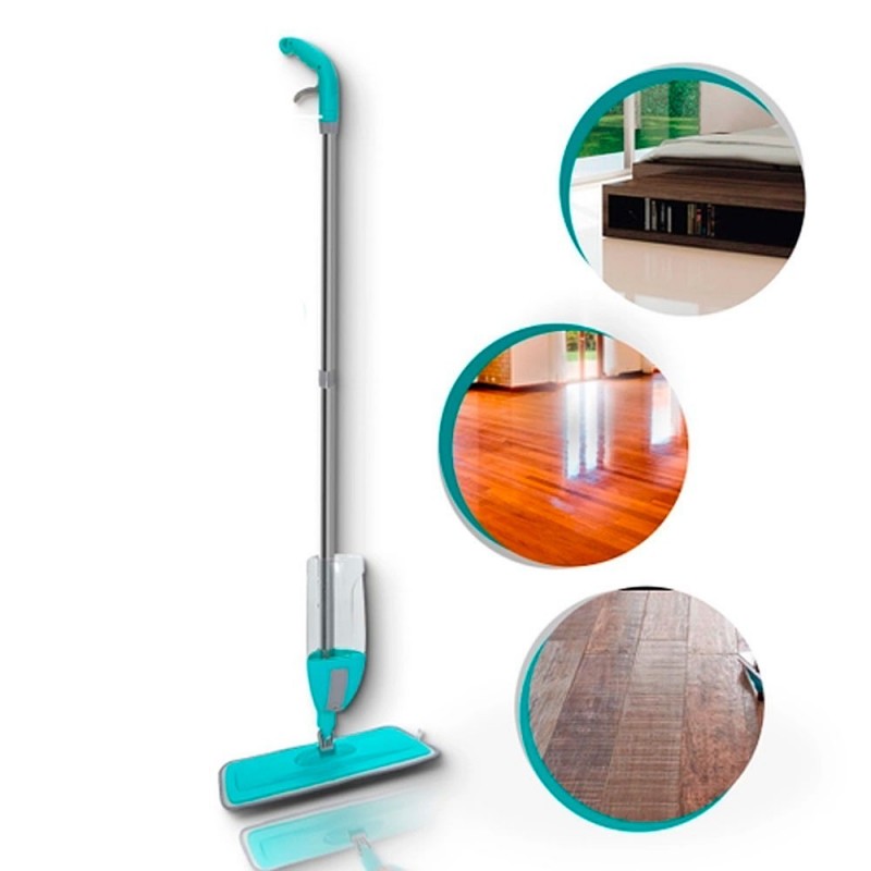 Rodo Esfregão Spray Mop Magico Limpeza Com Reservatório 400ml - Feira da Madrugada SP