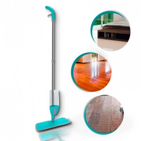 Rodo Esfregão Spray Mop Magico Limpeza Com Reservatório 400ml - Feira da Madrugada SP