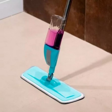 Rodo Esfregão Spray Mop Magico Limpeza Com Reservatório 400ml - Feira da Madrugada SP