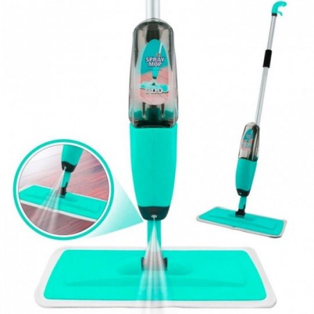 Rodo Esfregão Spray Mop Magico Limpeza Com Reservatório 400ml - Feira da Madrugada SP