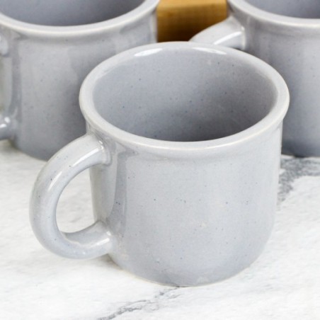 Conjunto 6 Canecas Porcelana 60 ML Xícaras Para Café Chá - Feira da Madrugada SP