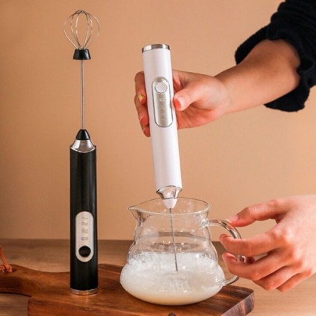 Misturas De Bedidas Ovos Portátil Mixer Elétrico 2 Peças Whisk - Feira da Madrugada SP