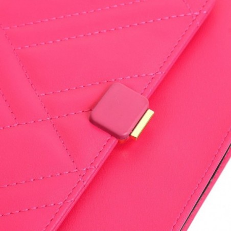 Bolsa De Luxo Matelassê Transversal Com Alça De Corrente - Compre Agora!