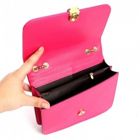 Bolsa De Luxo Matelassê Transversal Com Alça De Corrente - Compre Agora!