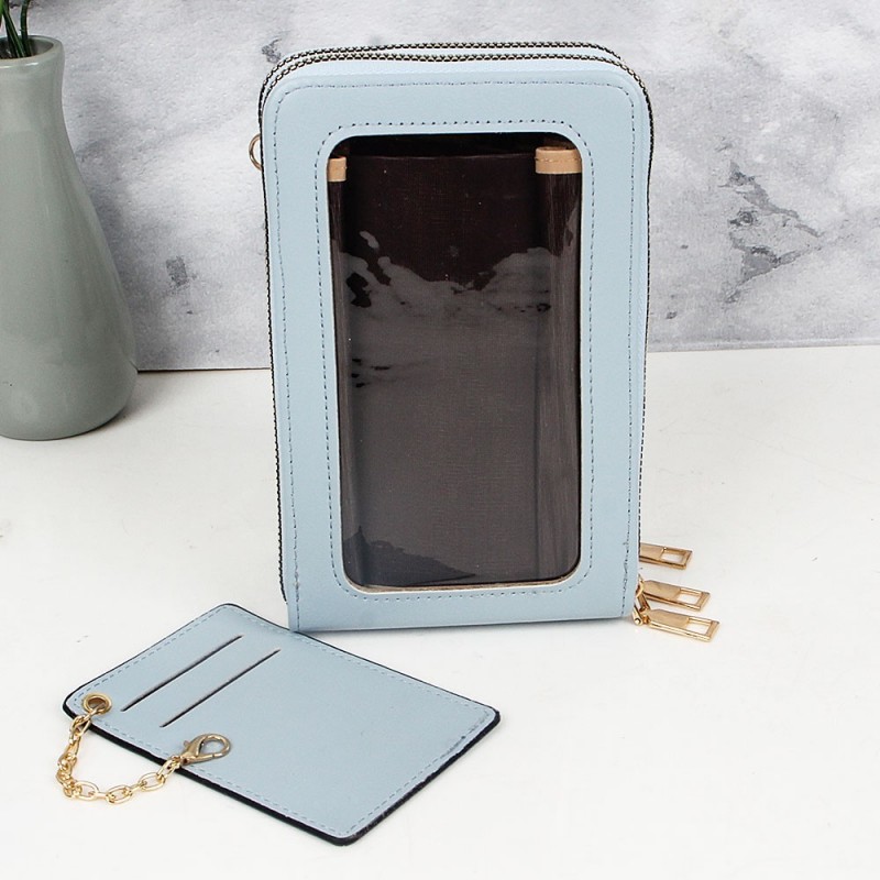 Bolsa Feminina Transversal Com 3 Divisórias E Porta Cartão - Compre Agora!