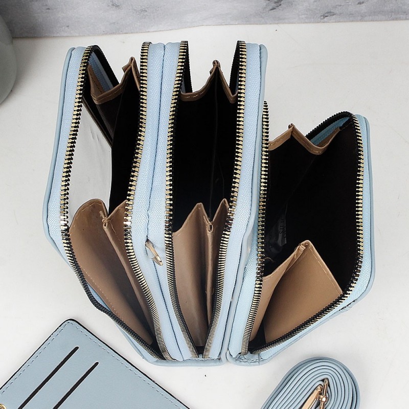 Bolsa Feminina Transversal Com 3 Divisórias E Porta Cartão - Compre Agora!