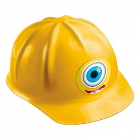 Kit Capacete Infantil + Ferramentas De Brinquedo Colorido 9 Peças - Feira da Madrugada SP