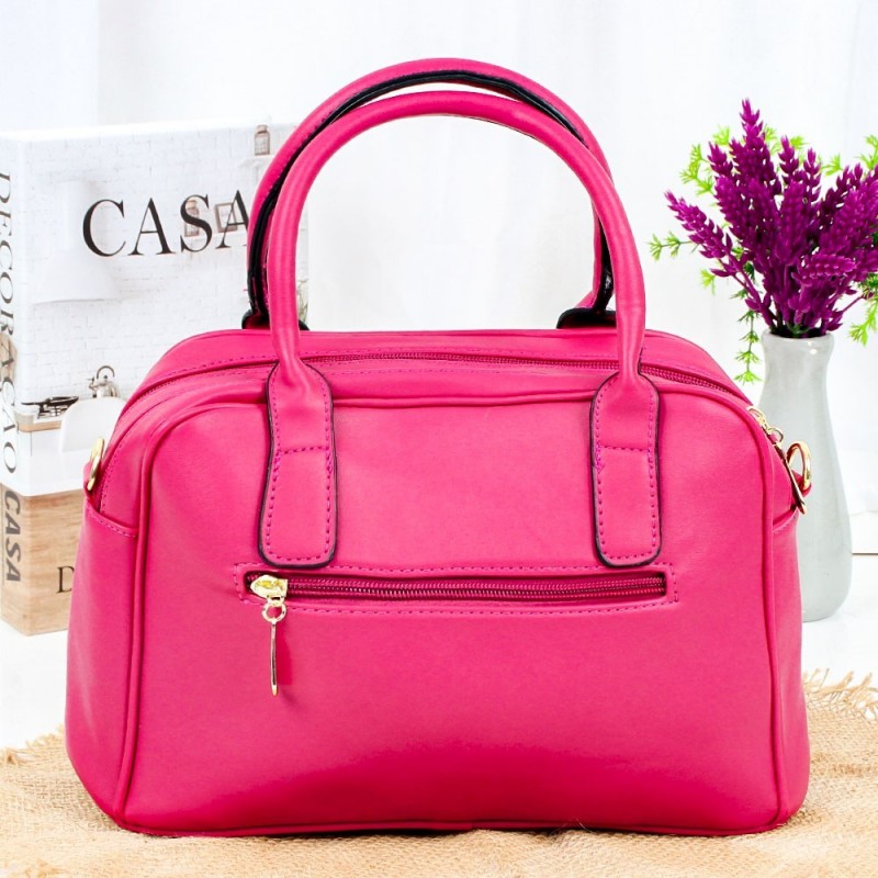 Bolsa Tote Feminina Média Social Detalhes Em Alto Relevo Pompom - Compre Agora!