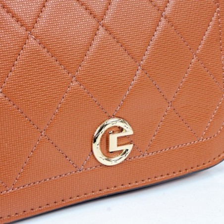 Bolsa Transversal Feminina Quadrada Texturizada Alto Relevo - Compre Agora!