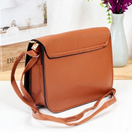Bolsa Transversal Feminina Quadrada Texturizada Alto Relevo - Compre Agora!