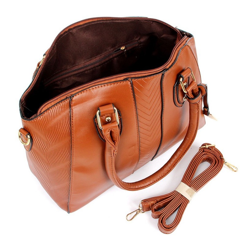 Bolsa Luxo Feminina De Ombro Alça Dupla Pingente Dourado - Compre Agora!