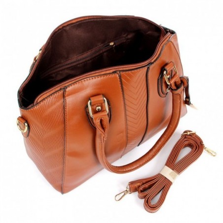 Bolsa Luxo Feminina De Ombro Alça Dupla Pingente Dourado - Compre Agora!