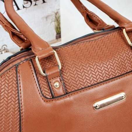 Bolsa Feminina De Ombro Bowler Bag Elegante Grande - Feira da Madrugada SP