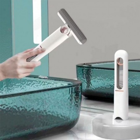 Mini Rodo Mop Portátil Esfregão Limpador De Vidro Multiuso - Feira da Madrugada SP