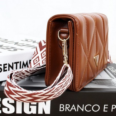 Bolsa Carteira Feminina Com Matelassê E Alça Decorada Blogueira - Feira da Madrugada SP