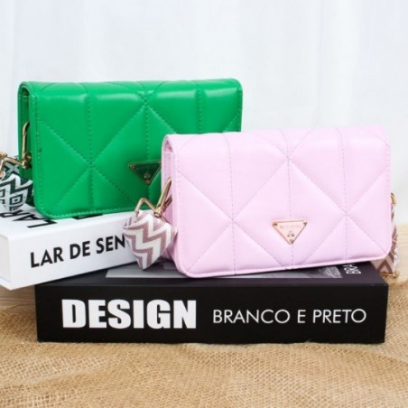 Bolsa Carteira Feminina Com Matelassê E Alça Decorada Blogueira - Feira da Madrugada SP