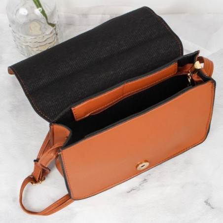 Bolsa Transversal Feminina Detalhes Em Alto Relevo - Compre Agora!