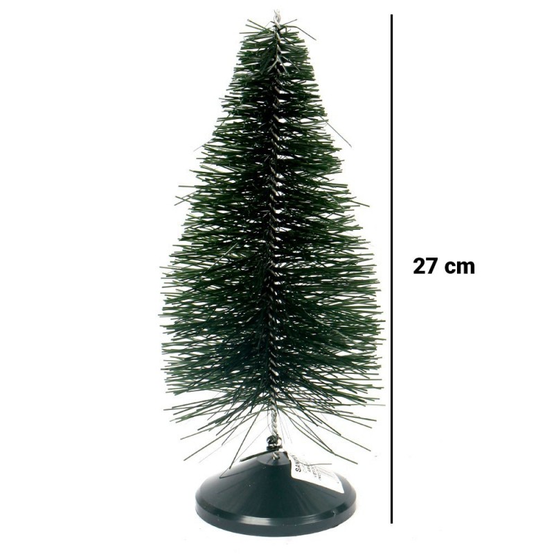 Árvore Mini Princesinha De Natal Verde 27 Cm Atacado - Feira da Madrugada SP
