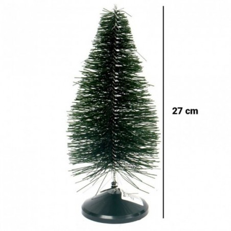 Árvore Mini Princesinha De Natal Verde 27 Cm Atacado - Feira da Madrugada SP
