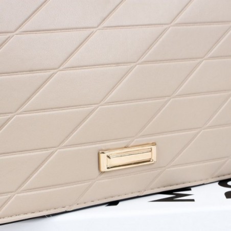 Bolsa Transversal Clássica Alto Relevo Quadrada Feminina - Feira da Madrugada SP